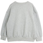 Heart Appliqué Sweatshirt in Grey Melange by Mini Rodini