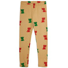 Kittens Leggings in Beige by Mini Rodini