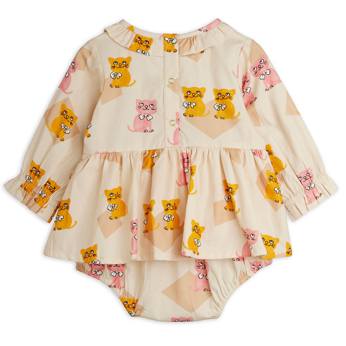 Kittens Long Sleeve Body by Mini Rodini