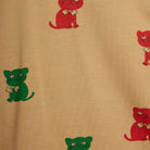 Kittens Tee in Beige by Mini Rodini