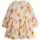 Kittens Woven Dress in Multi by Mini Rodini
