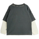 M.Rodini Field Notes Long Sleeve Tee in Grey by Mini Rodini
