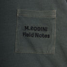 M.Rodini Field Notes Long Sleeve Tee in Grey by Mini Rodini