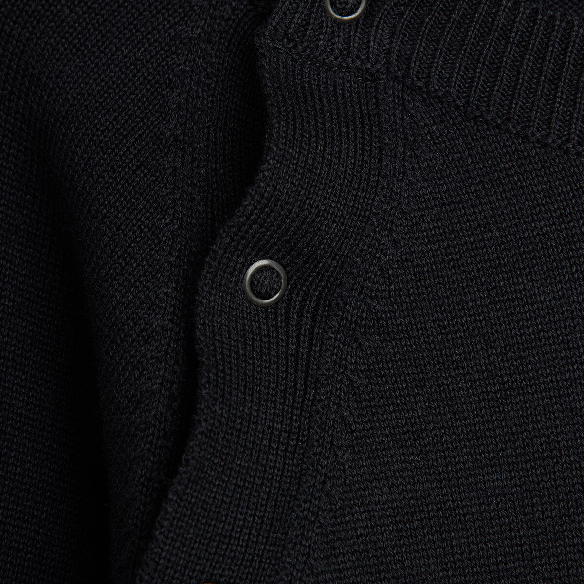 Mouse Ear Baby Jumpsuit in Black by Mini Rodini