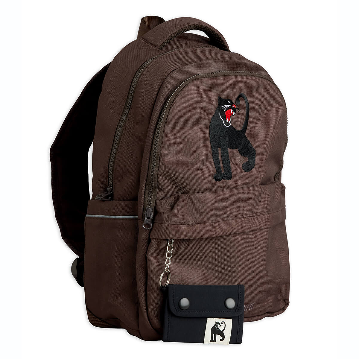 Panther Embroidered Backpack by Mini Rodini