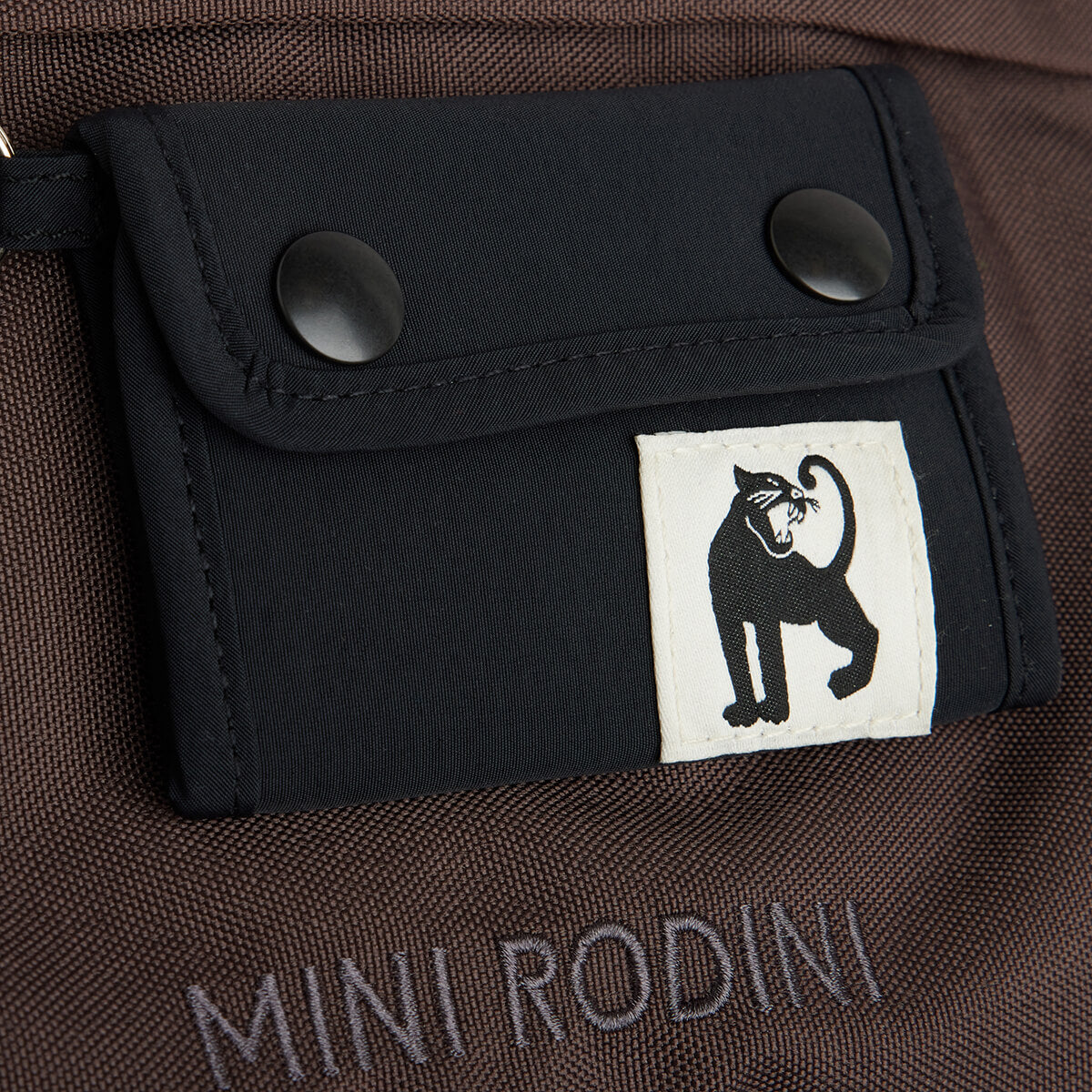 Panther Embroidered Backpack by Mini Rodini