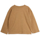 Panther Melange Long Sleeve Tee in Brown by Mini Rodini