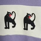 Panther Panel Sweatshirt in Purple by Mini Rodini