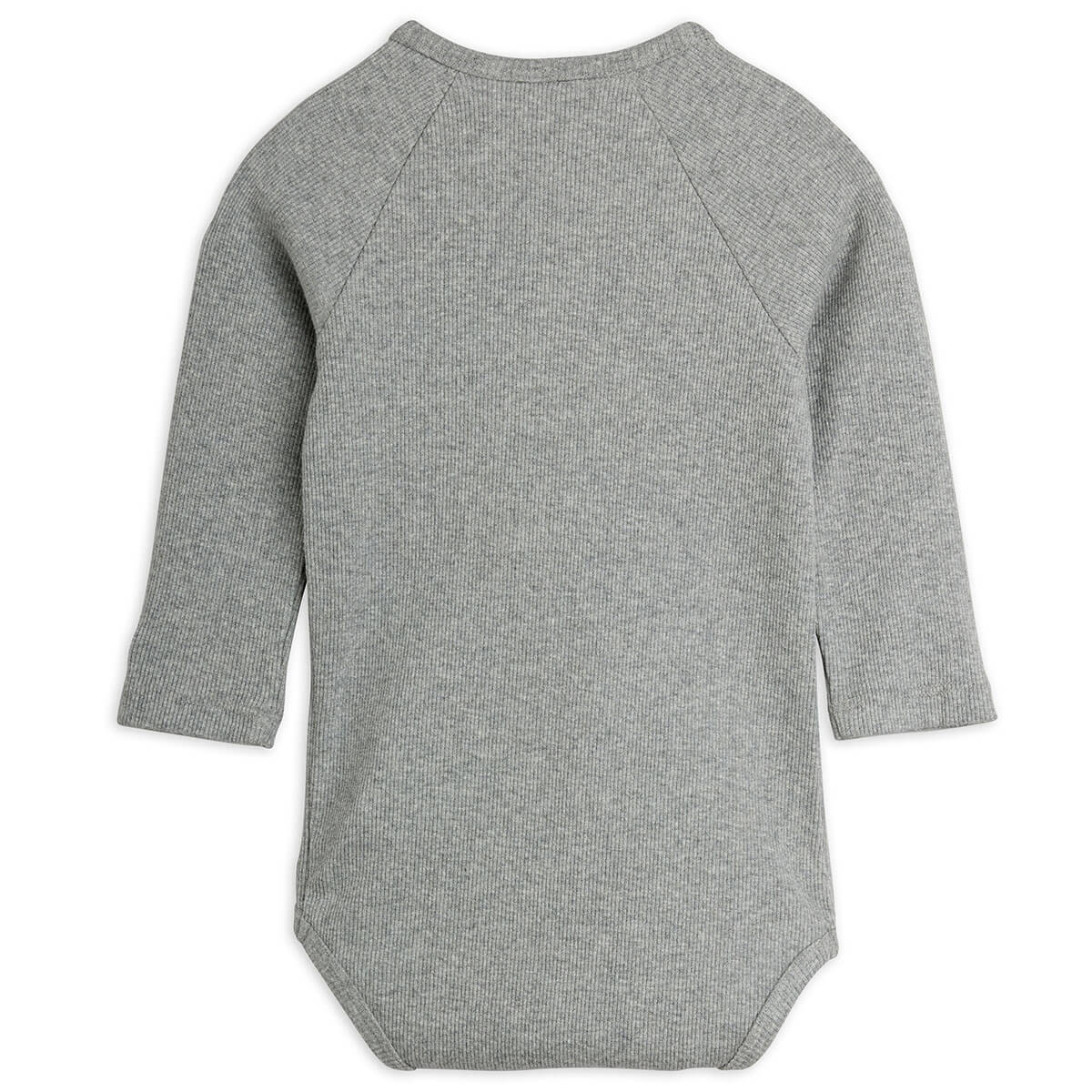 Rabbit Appliqué Long Sleeve Baby Body by Mini Rodini