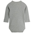 Rabbit Appliqué Long Sleeve Baby Body by Mini Rodini