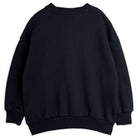 Rabbit Appliqué Sweatshirt in Black by Mini Rodini
