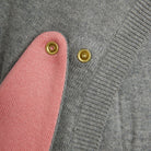 Rabbit Ear Dress in Grey Melange by Mini Rodini
