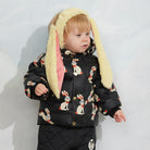 Faux Fur Rabbit Ear Headband in Yellow by Mini Rodini