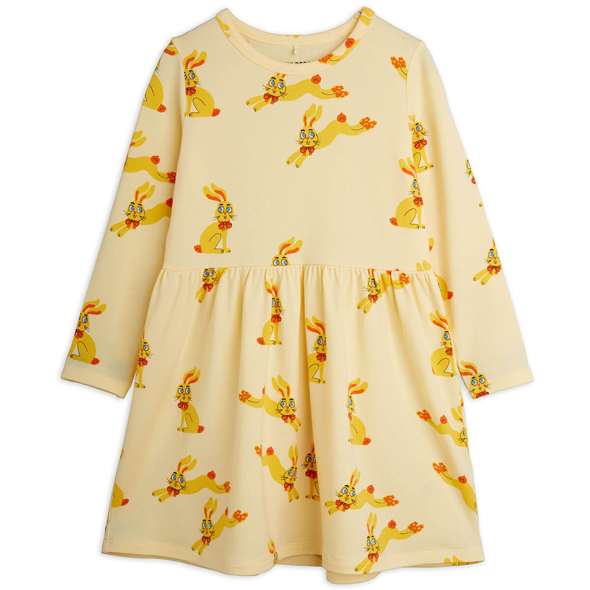 Rabbits Dress in Yellow by Mini Rodini