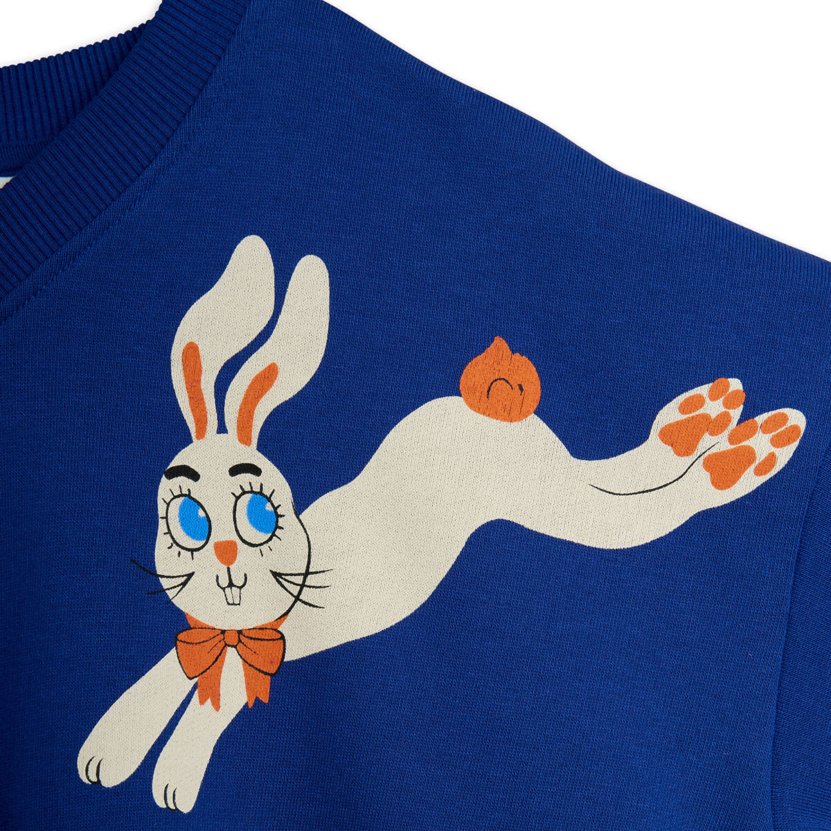 Rabbits Sweatshirt in Blue by Mini Rodini
