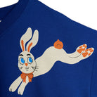 Rabbits Sweatshirt in Blue by Mini Rodini