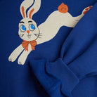 Rabbits Sweatshirt in Blue by Mini Rodini