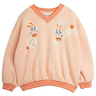 Rabbits Sweatshirt in Pink by Mini Rodini