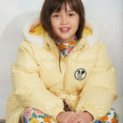 Ritzratz Patch Heavy Puffer Jacket in Yellow by Mini Rodini