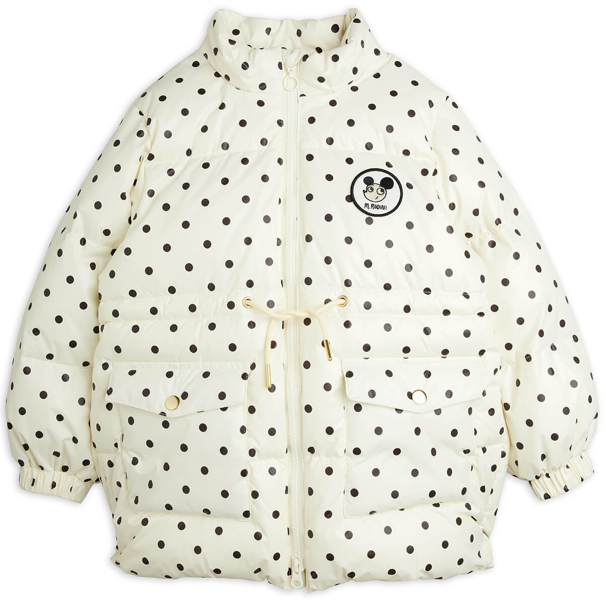 Ritzratz Patch Heavy Puffer Jacket in Off White by Mini Rodini