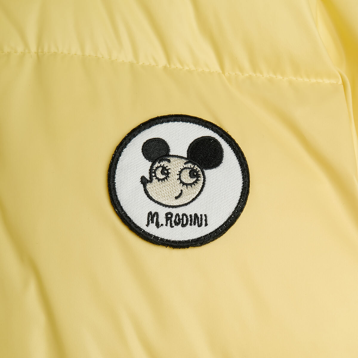 Ritzratz Patch Heavy Puffer Jacket in Yellow by Mini Rodini