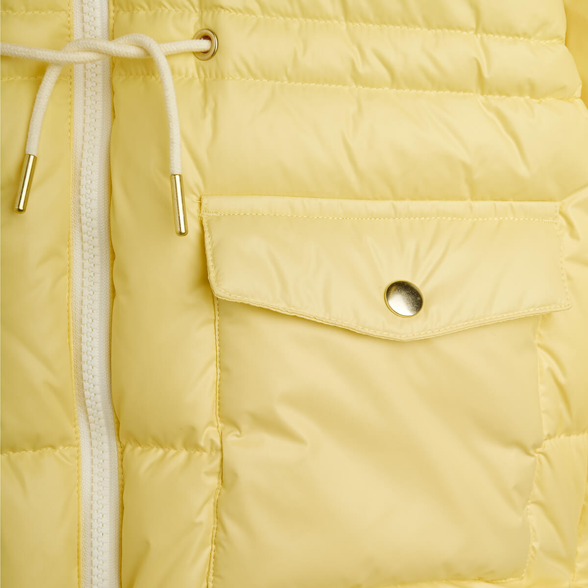 Ritzratz Patch Heavy Puffer Jacket in Yellow by Mini Rodini