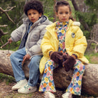 Ritzratz Patch Heavy Puffer Jacket in Yellow by Mini Rodini