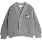 Ritzratz Patch Knitted Cardigan in Grey by Mini Rodini