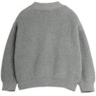 Ritzratz Patch Knitted Cardigan in Grey by Mini Rodini