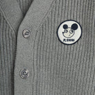 Ritzratz Patch Knitted Cardigan in Grey by Mini Rodini