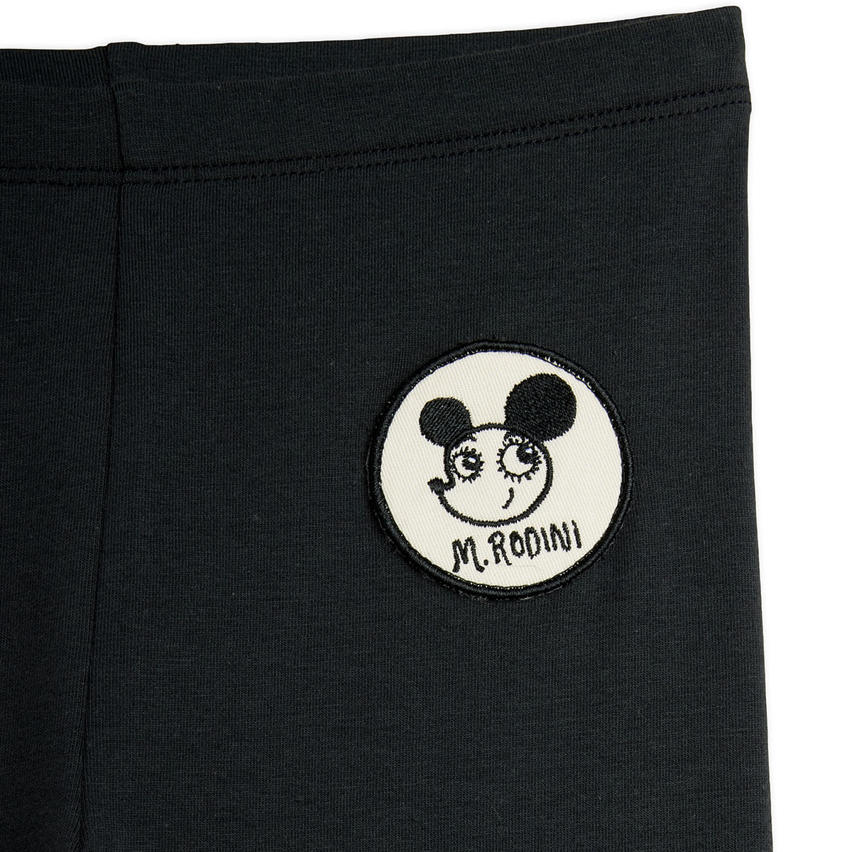 Ritzratz Patch Leggings in Black by Mini Rodini