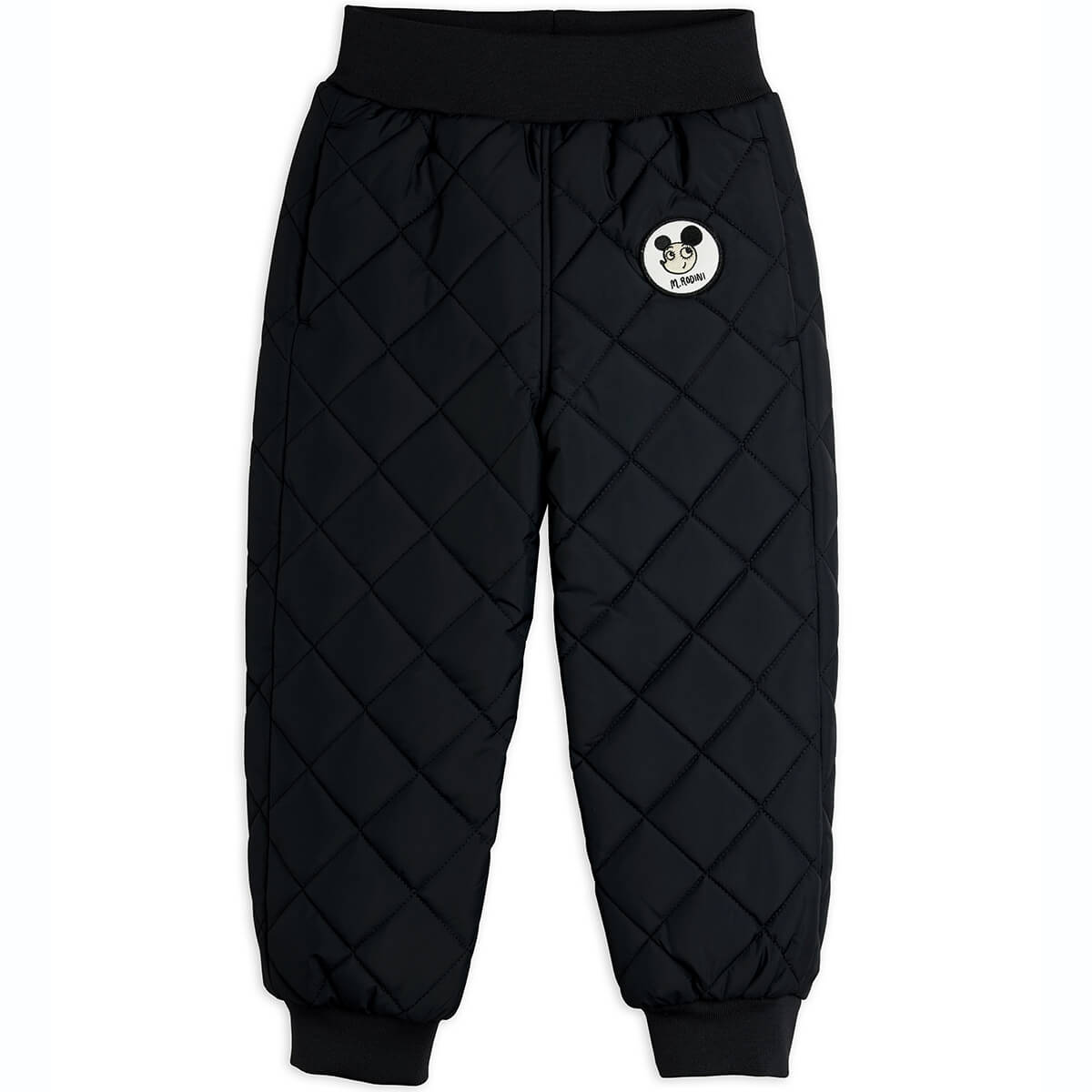 Ritzratz Patch Outerwear Trousers in Black by Mini Rodini