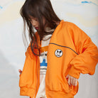 Ritzratz Patch Tracksuit Jacket in Orange by Mini Rodini