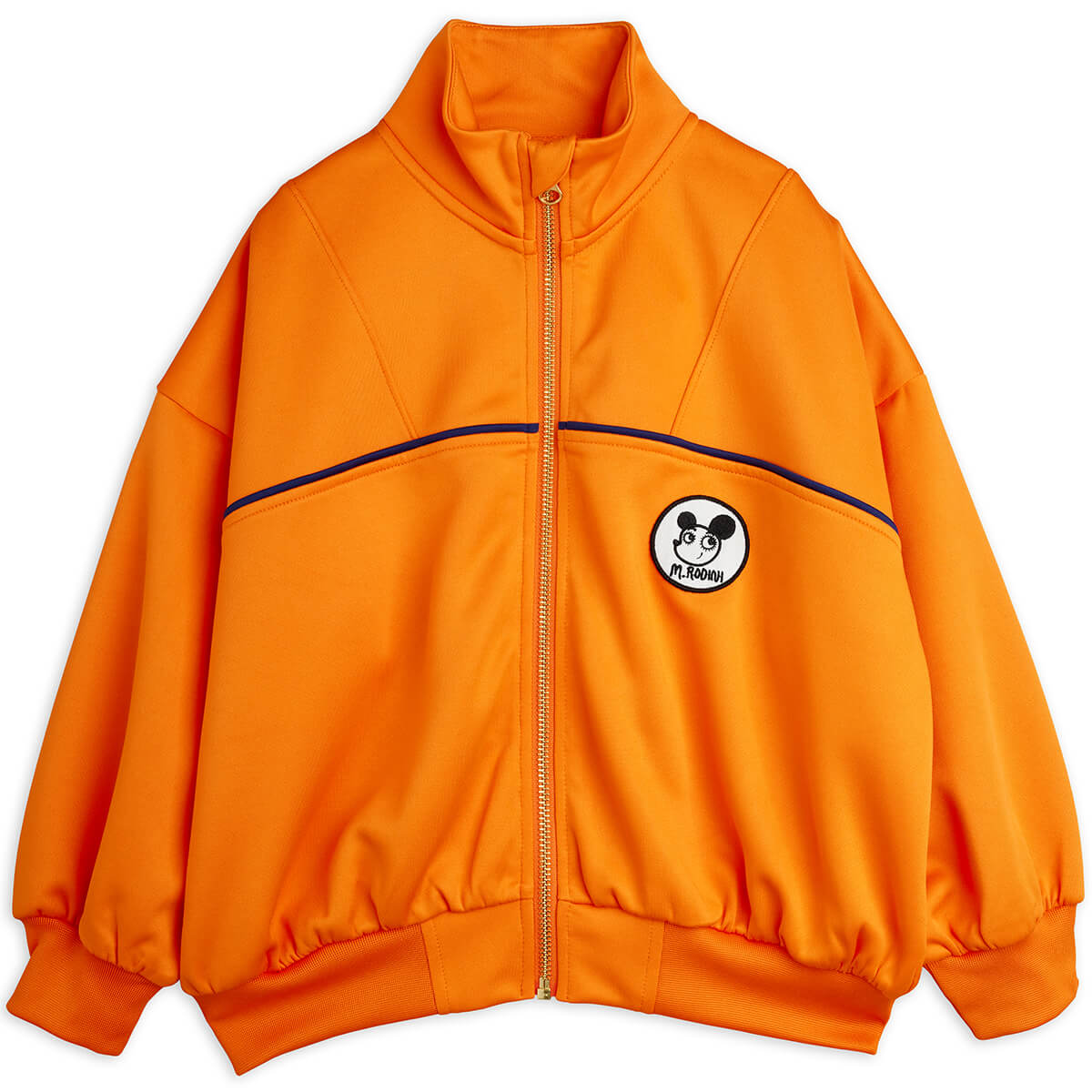 Ritzratz Patch Tracksuit Jacket in Orange by Mini Rodini