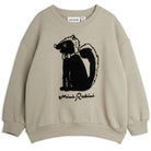 Skunk Chenille Sweatshirt in Grey by Mini Rodini