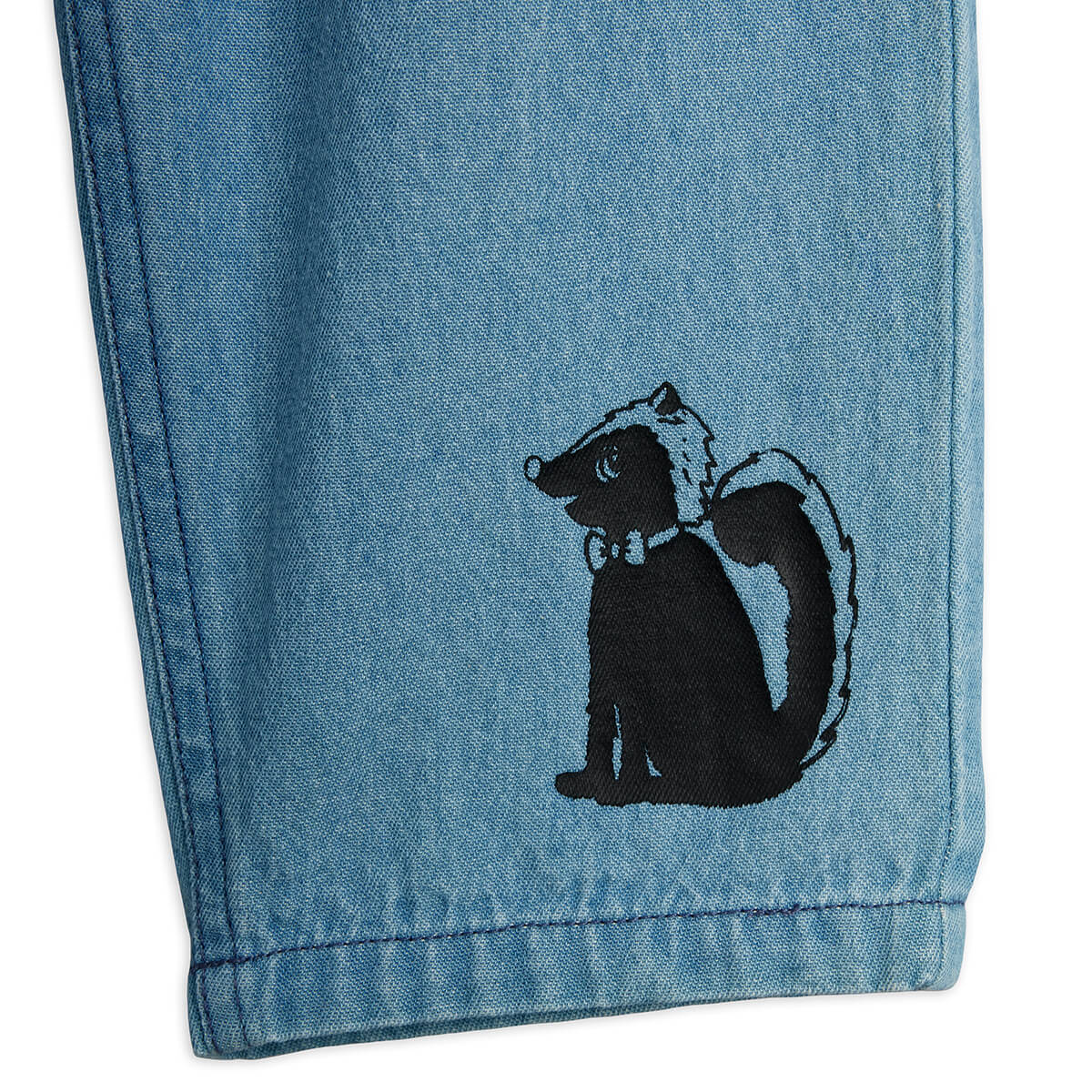 Skunk Lightweight Denim Trousers by Mini Rodini