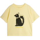 Skunk Tee in Yellow by Mini Rodini