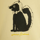 Skunk Tee in Yellow by Mini Rodini