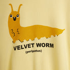 Velvet Worm Sweatshirt in Yellow by Mini Rodini