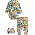 Violas Baby Set by Mini Rodini