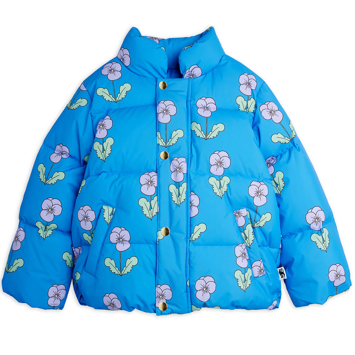 Mini Rodini Violas Puffer Jacket in Blue – Junior Edition