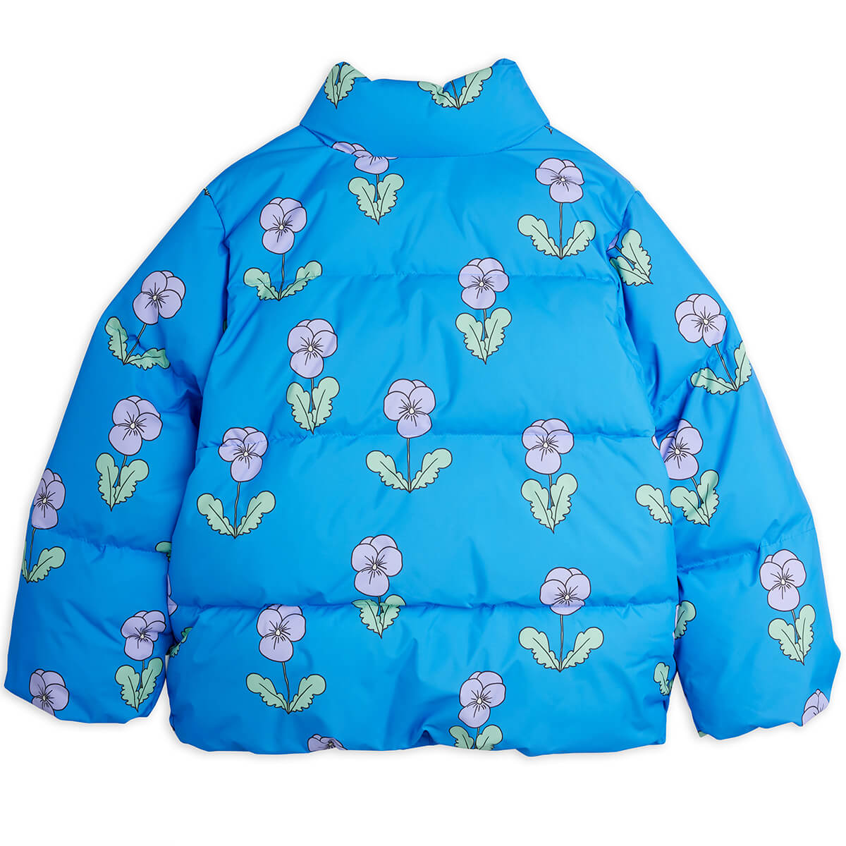 Violas Puffer Jacket in Blue by Mini Rodini