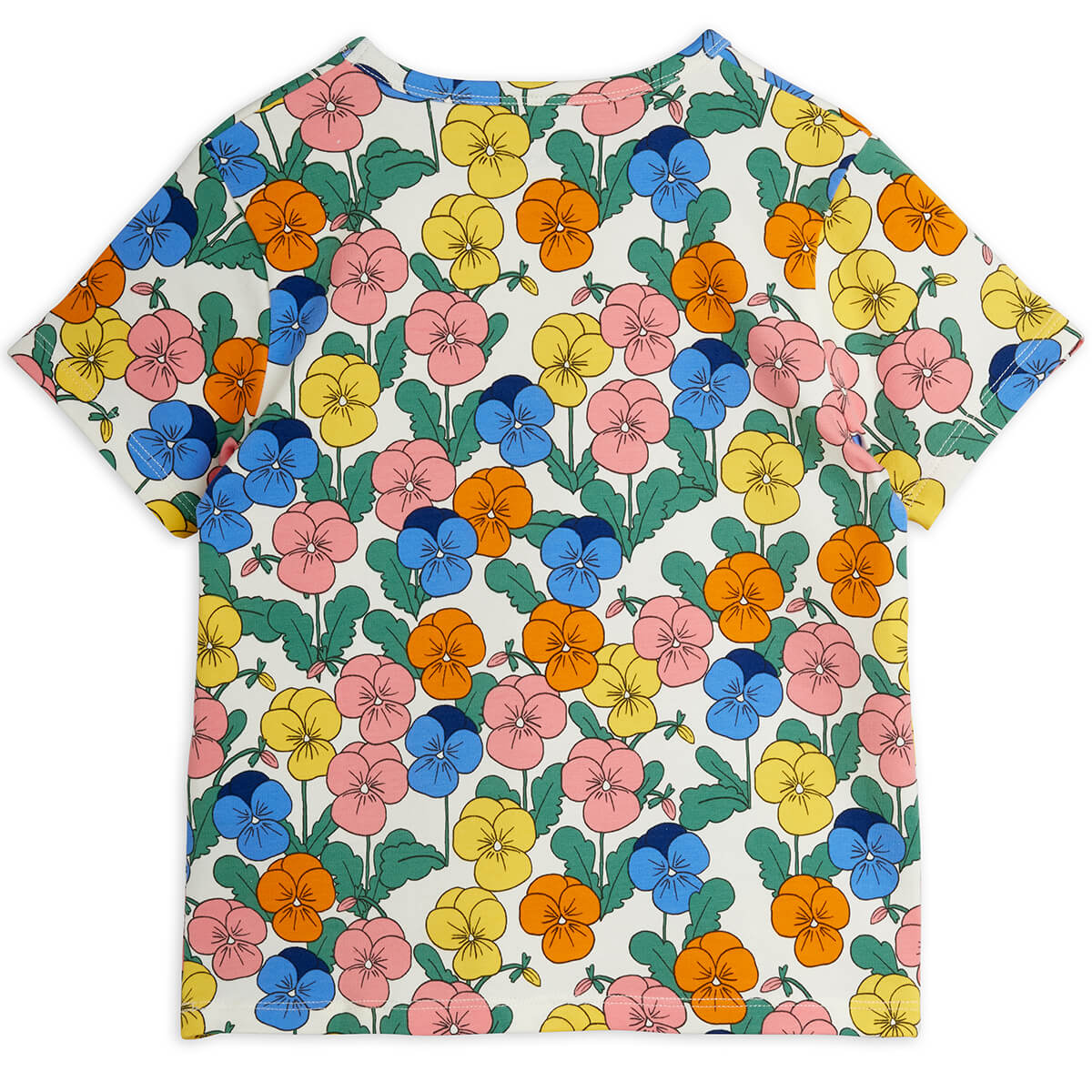 Violas Tee in Multi by Mini Rodini