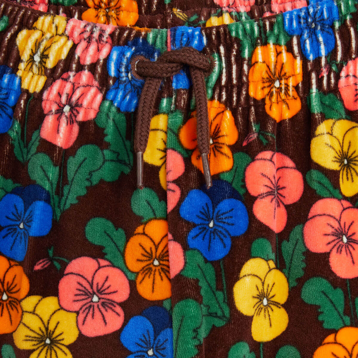 Violas Velour Trousers in Multi by Mini Rodini