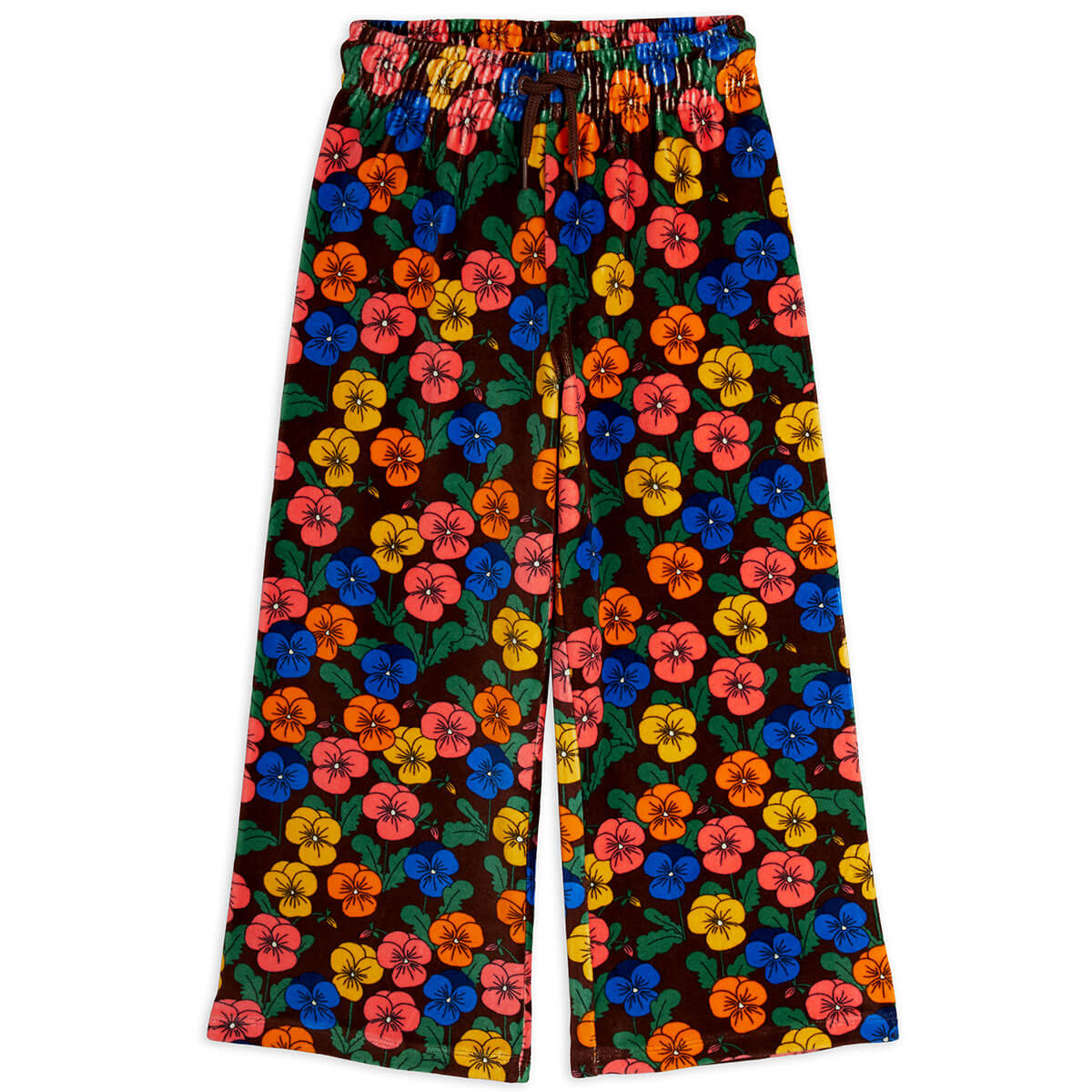 Violas Velour Trousers in Multi by Mini Rodini