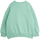 Velvet Worm Observations Sweatshirt in Green by Mini Rodini