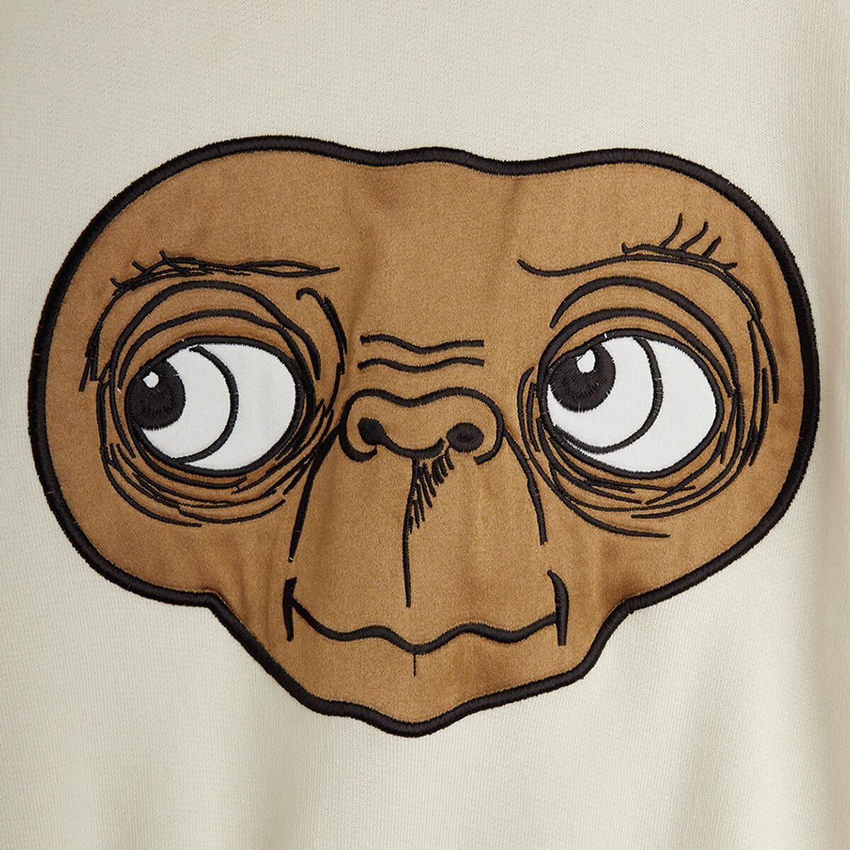E.T. Appliqué Sweatshirt in Off White by Mini Rodini – Junior Edition