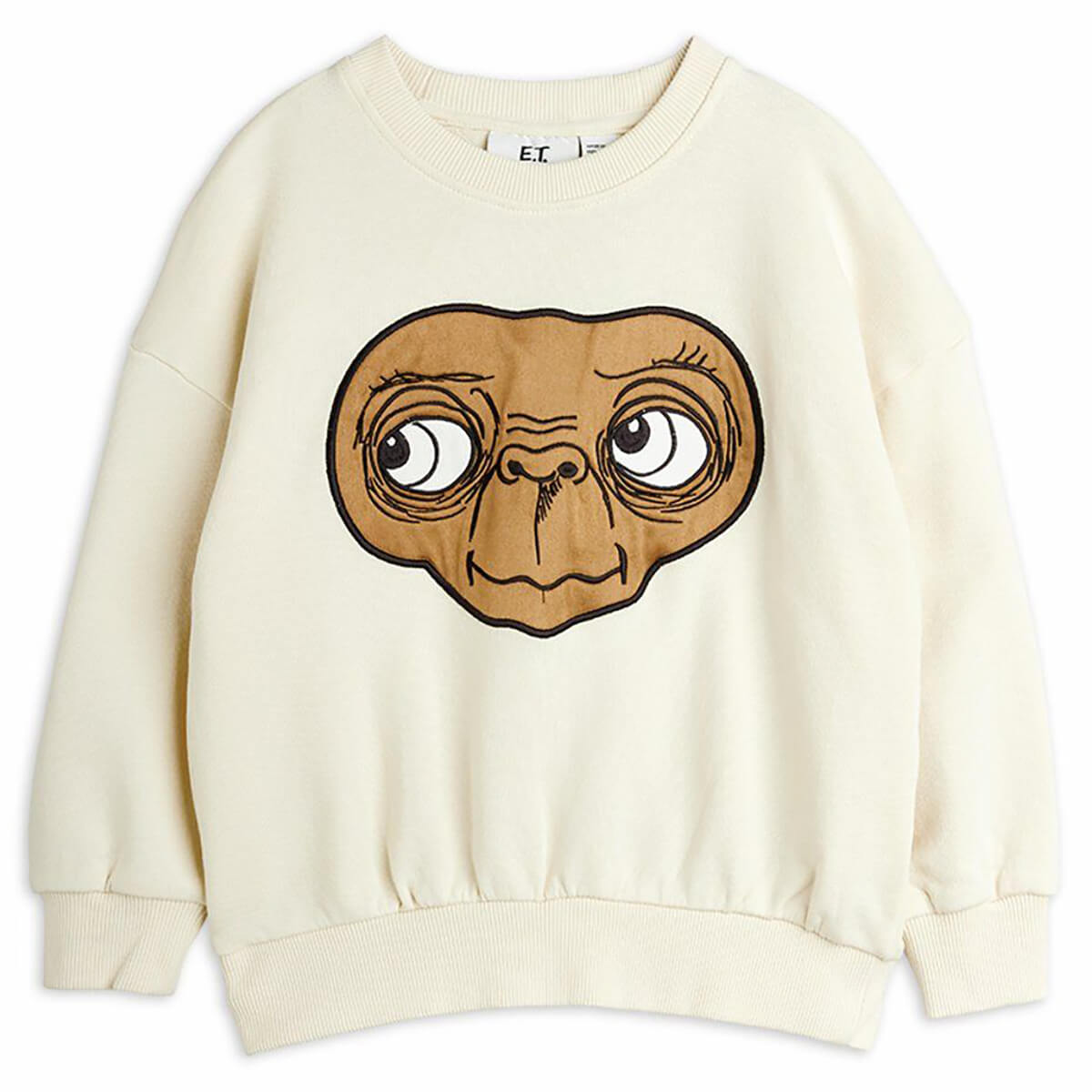 R*s様 mini rodini E.T.コラボ　スウェット　トレーナー E.T. Appliqué Sweatshirt in Off White by Mini Rodini – Junior Edition