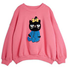 Cat Chenille Sweatshirt in Pink by Mini Rodini