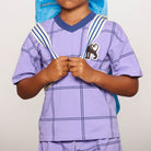 Check AOP Panther Patch Tee by Mini Rodini